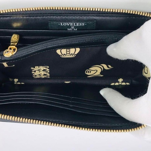 MCM X Loveless Studded Long Wallet with box and COA - Picture 7 of 15
